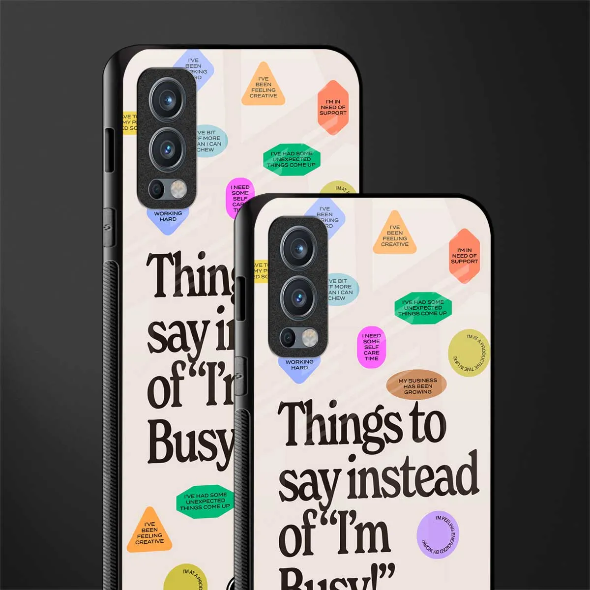 10 Things To Say Phone Case for OnePlus Nord 2 5G | Glass Case