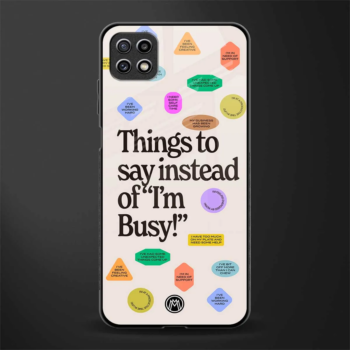 10 Things To Say Phone Case for Samsung Galaxy F42 | Glass Case