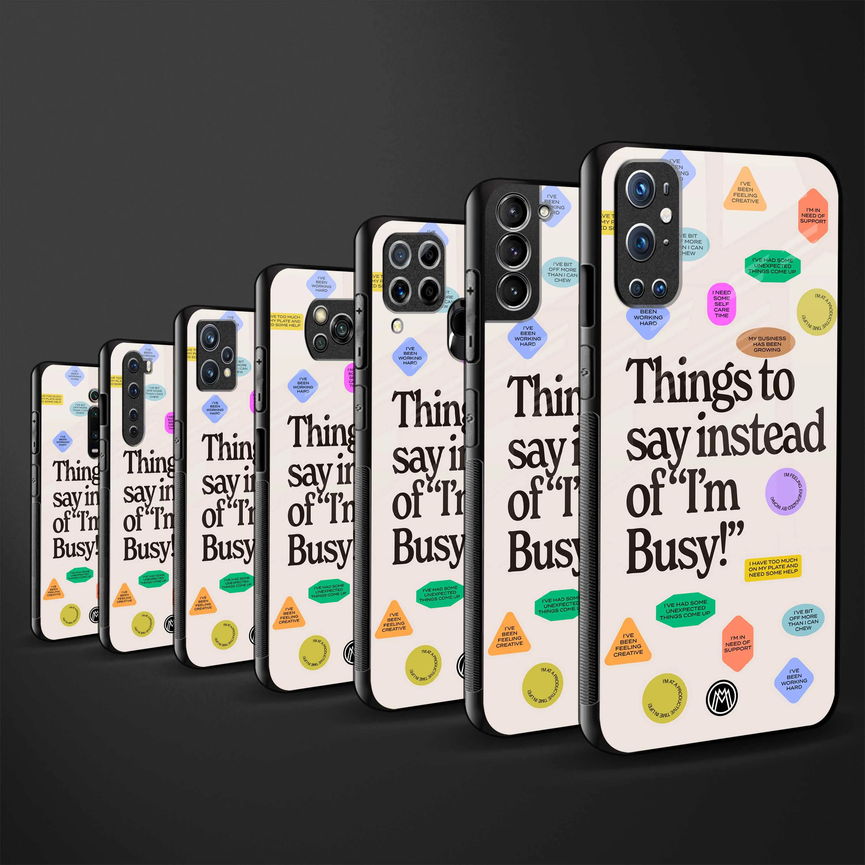 10 Things To Say Phone Case for Samsung Galaxy F42 | Glass Case