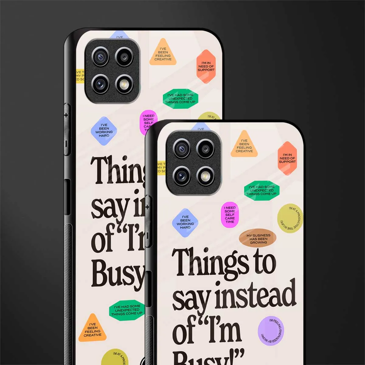 10 Things To Say Phone Case for Samsung Galaxy F42 | Glass Case