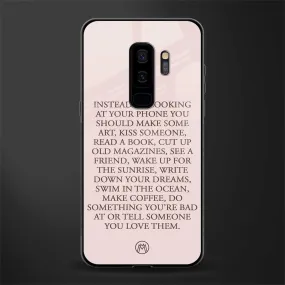 11 Things To Do Phone Case for Samsung Galaxy S9 Plus | Glass Case