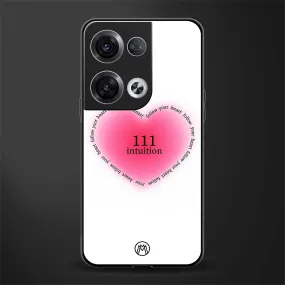 111 Intuition Phone Case for Oppo Reno 8 Pro | Glass Case