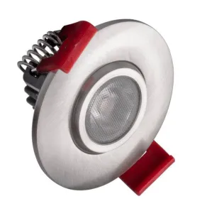 2-inch LED Gimbal Recessed Downlight in Nickel, 2700K