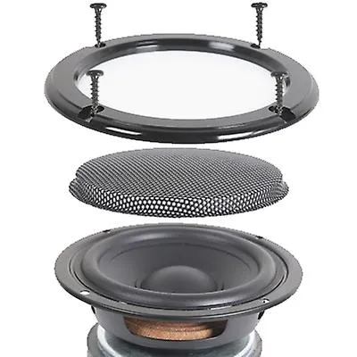 2 pcs 10 inch Stereo electroacoustic horn grille, car speaker decoration ring AZ11831