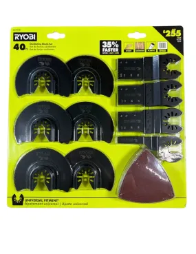 40-Piece Oscillating Multi-Tool Blade Set