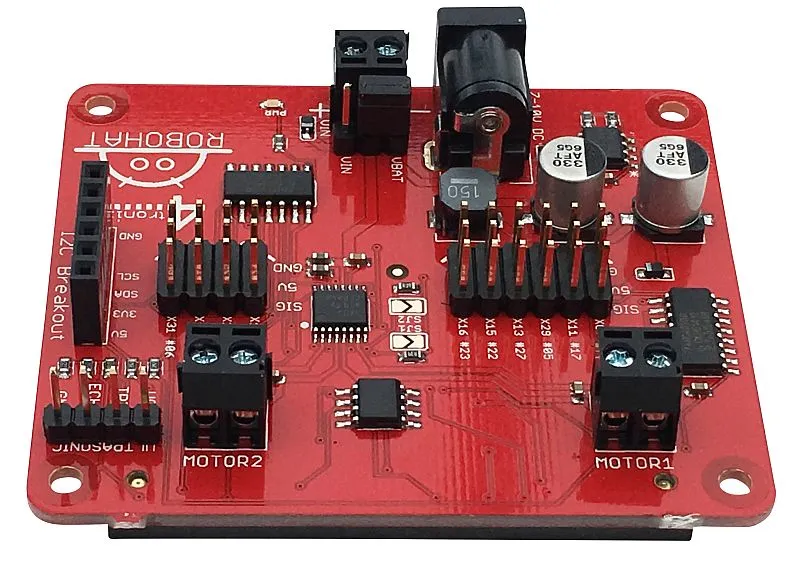 4tronix RoboHAT Robot Controller for Raspberry Pi