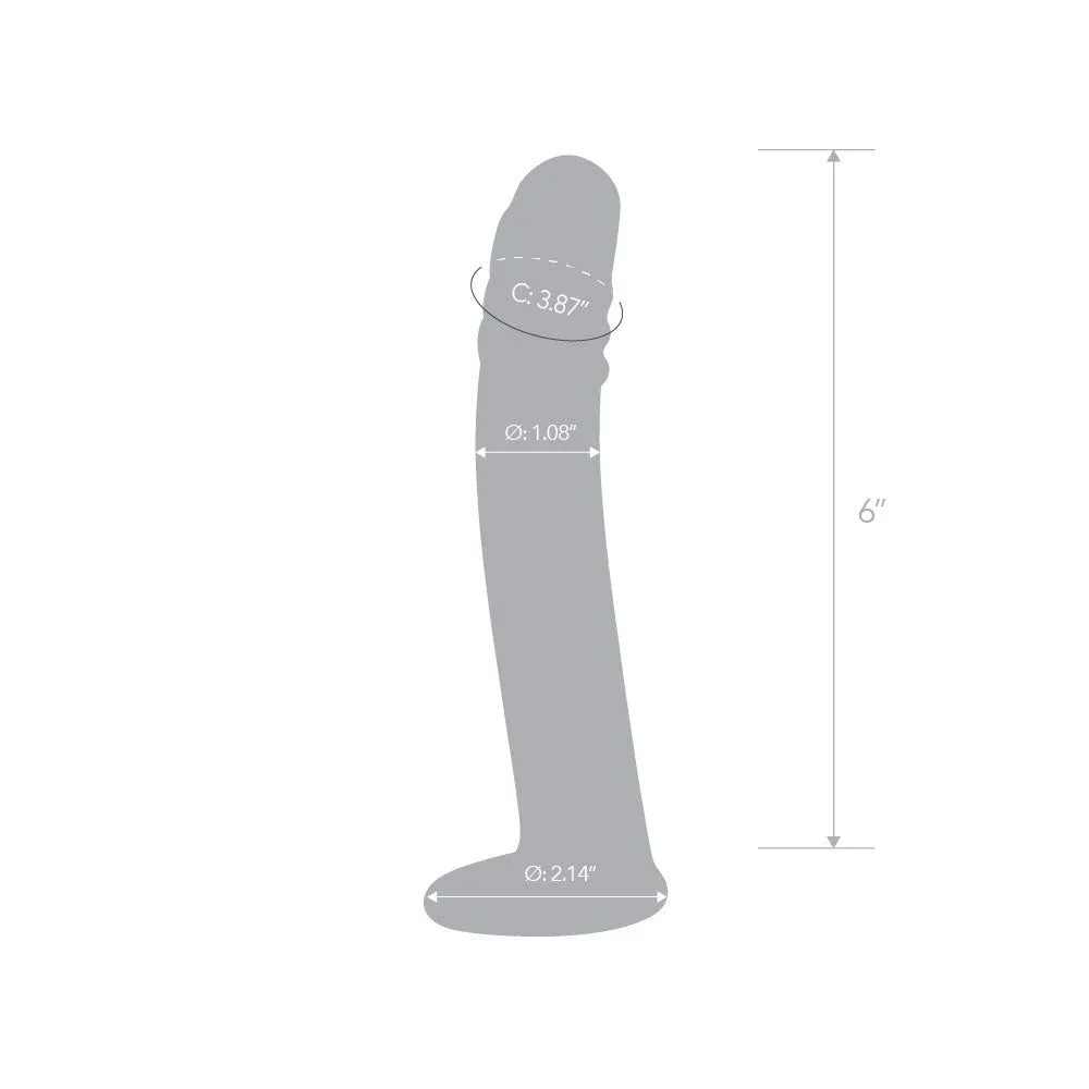 6.25” Blue Wave Curved Dildo