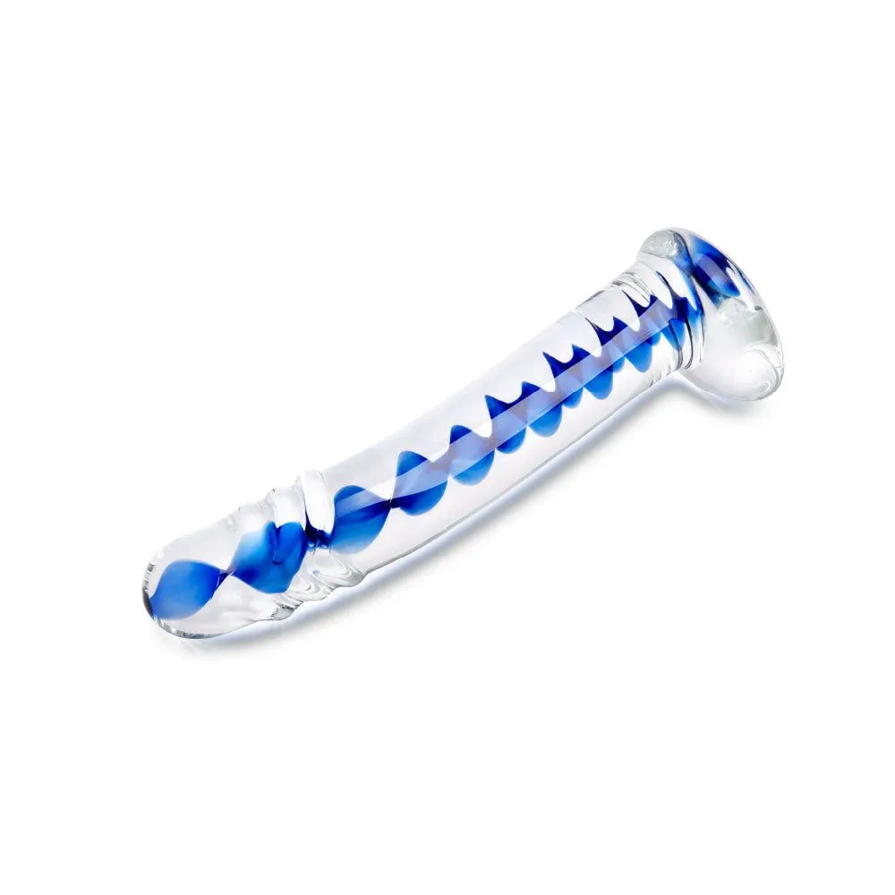 6.25” Blue Wave Curved Dildo