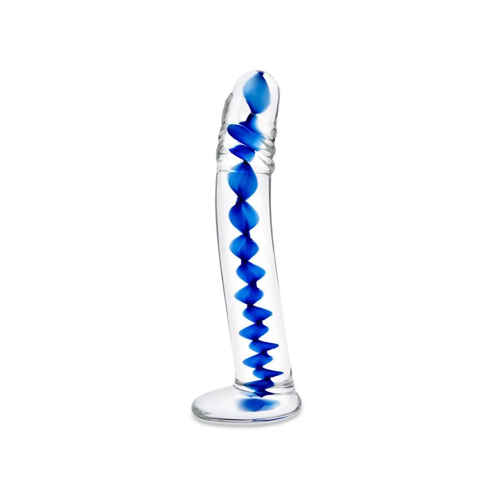 6.25” Blue Wave Curved Dildo