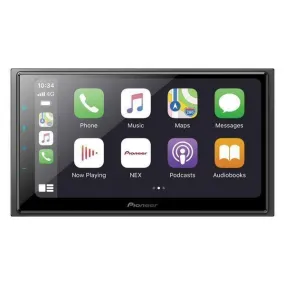 6.8-Inch Double-DIN In-Dash Digital Multimedia Receiver with Bluetooth, Amazon Alexa, Apple CarPlay, Android Auto, HD Radio, and SIriusXM Ready