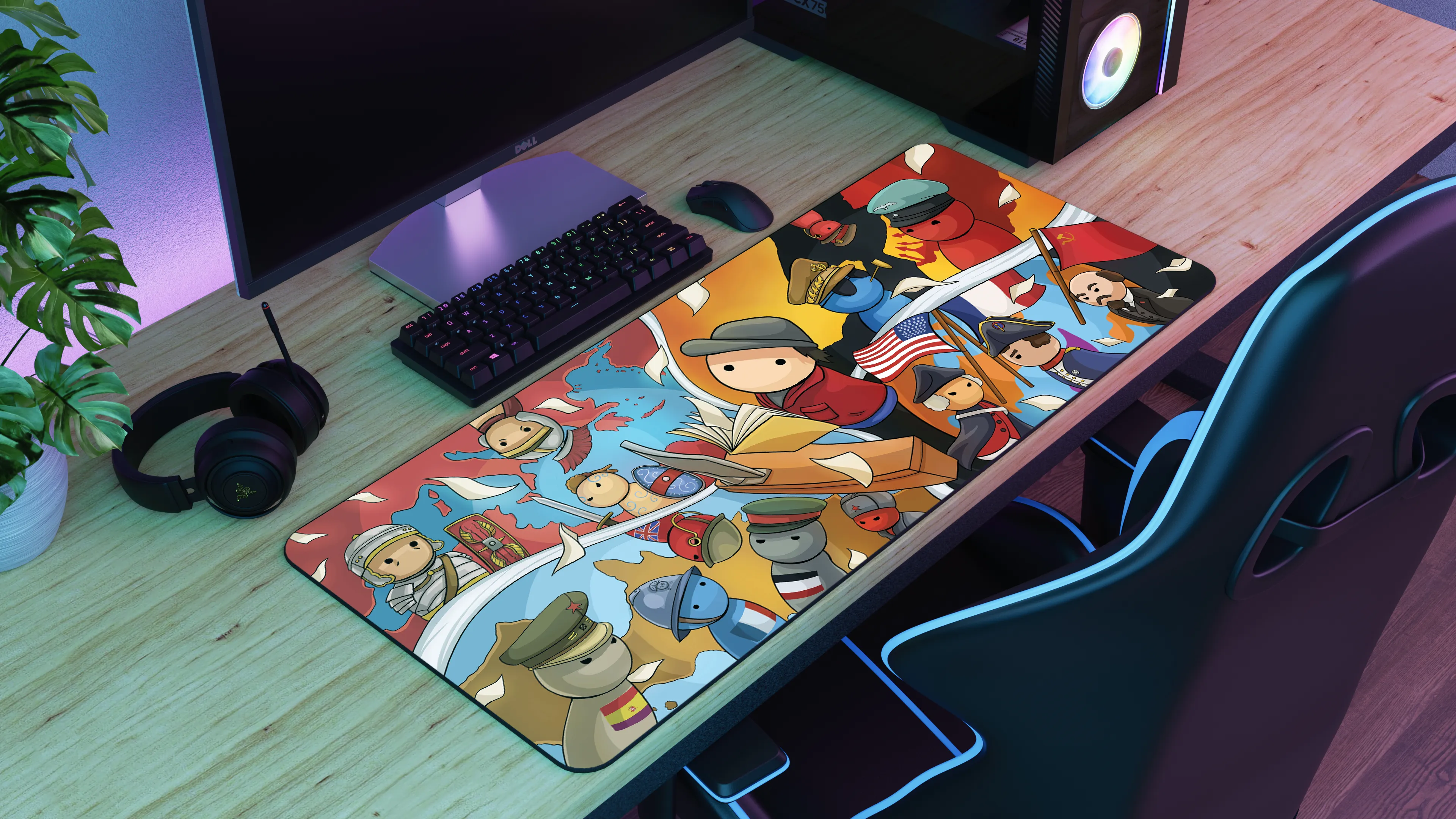 AlternateHistoryHub "The Codyverse" Limited Edition Content Creator Collaboration Gaming Deskmat Mouse Pad