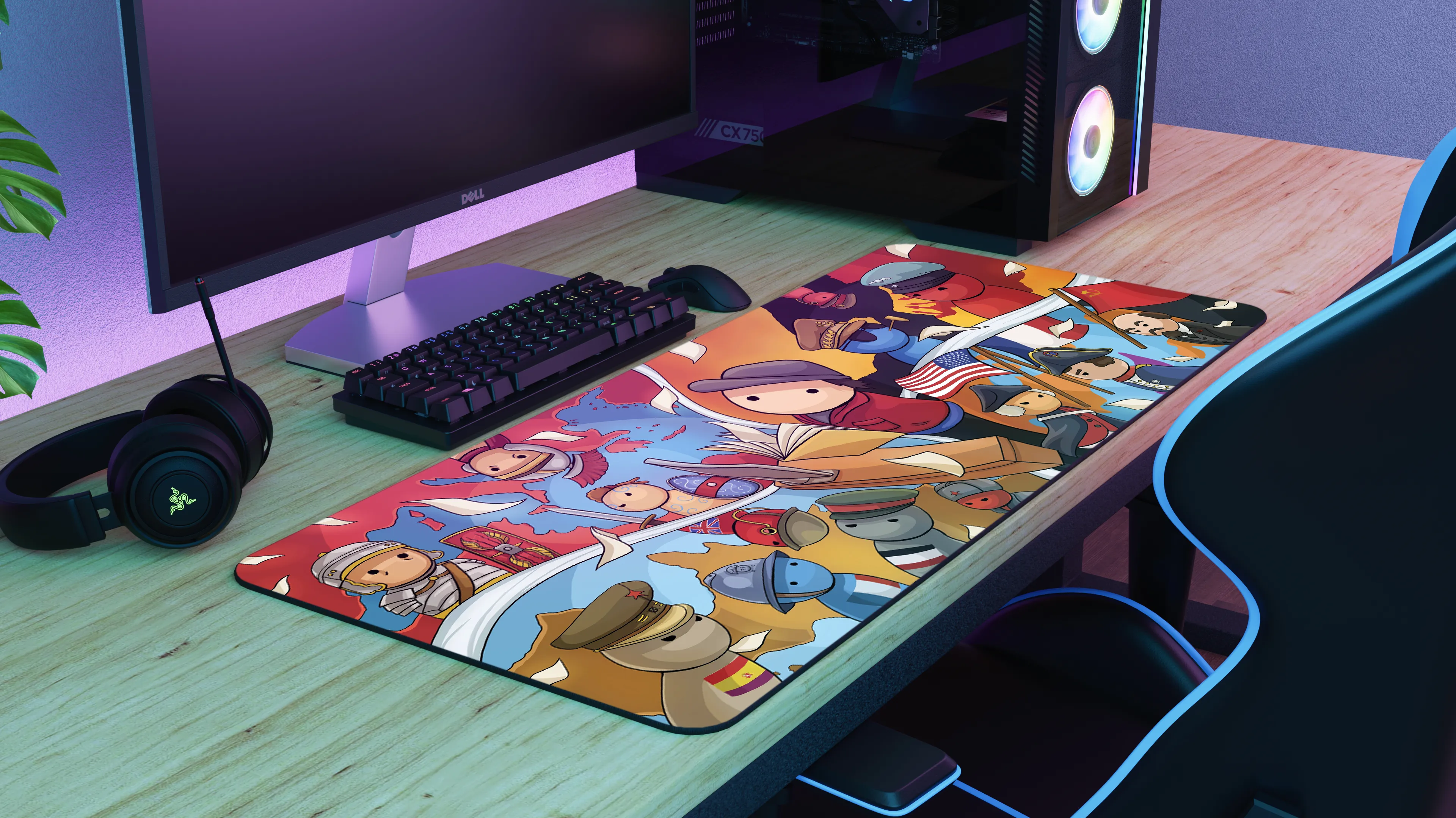 AlternateHistoryHub "The Codyverse" Limited Edition Content Creator Collaboration Gaming Deskmat Mouse Pad