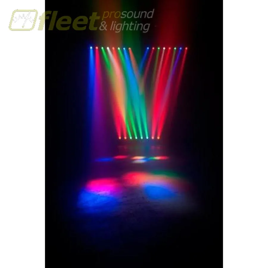 American DJ Sweeper Beam Quad LED - Sweeping Beams & 8 Zone Chase with 8x8W RGBW LED