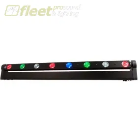 American DJ Sweeper Beam Quad LED - Sweeping Beams & 8 Zone Chase with 8x8W RGBW LED