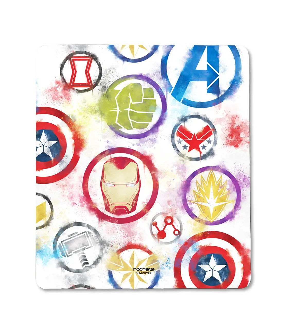 Avengers Icons Graffiti - Mouse Pad by Macmerise