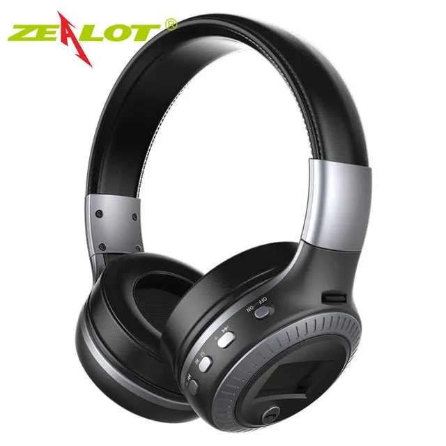 B19 Bluetooth Headphones / Wireless Stereo Headphone with Mic Headsets Micro-SD Card Slot FM Radio For Phone & PC