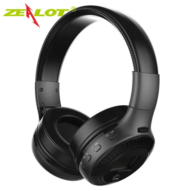 B19 Bluetooth Headphones / Wireless Stereo Headphone with Mic Headsets Micro-SD Card Slot FM Radio For Phone & PC