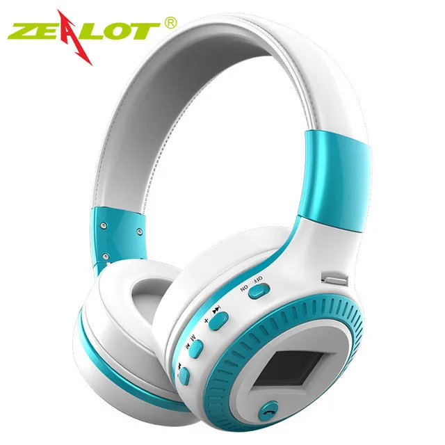 B19 Bluetooth Headphones / Wireless Stereo Headphone with Mic Headsets Micro-SD Card Slot FM Radio For Phone & PC