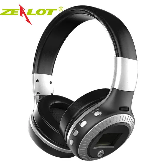 B19 Bluetooth Headphones / Wireless Stereo Headphone with Mic Headsets Micro-SD Card Slot FM Radio For Phone & PC