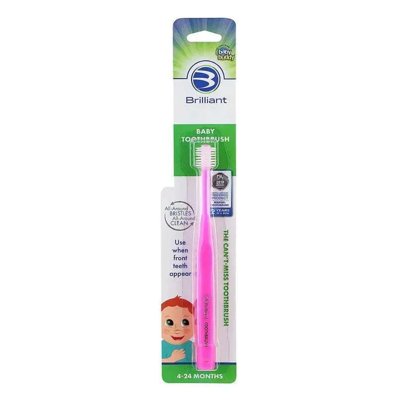 Baby Buddy - Brilliant Baby Toothbrush, Pink