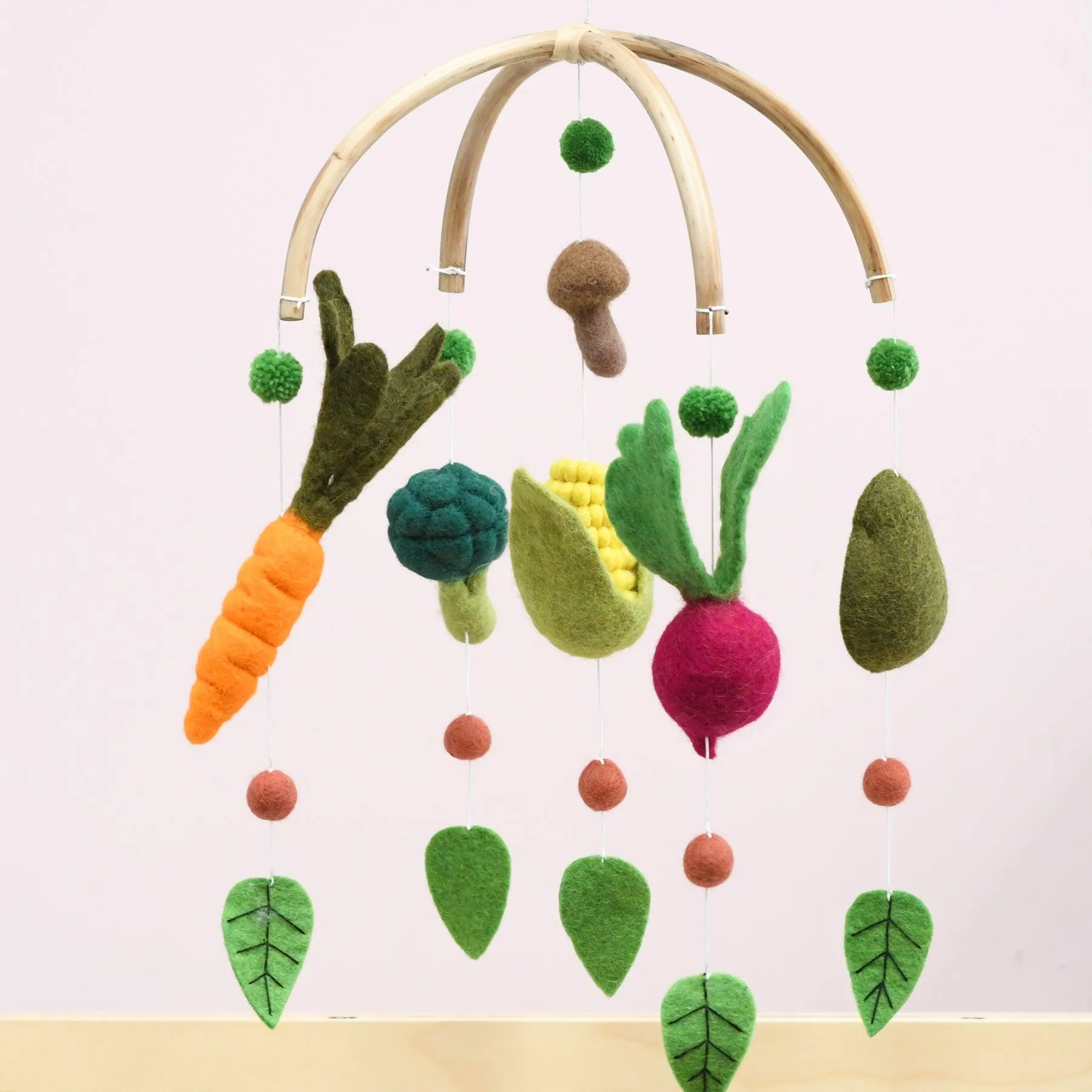 Baby Cot Mobile - Colourful Vegetables