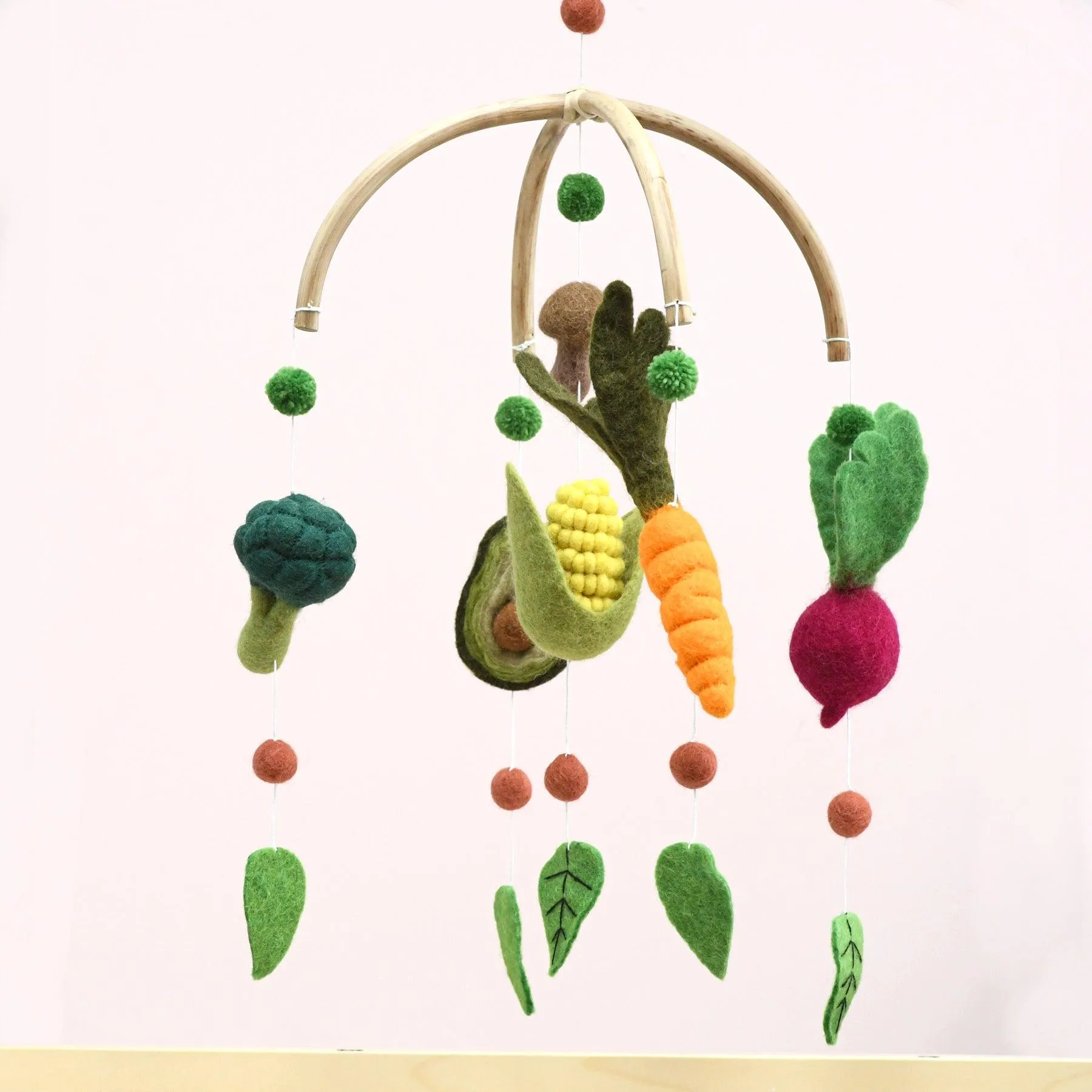 Baby Cot Mobile - Colourful Vegetables