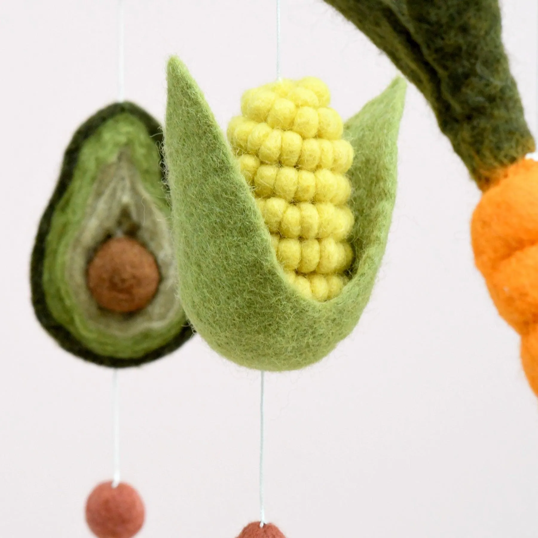 Baby Cot Mobile - Colourful Vegetables