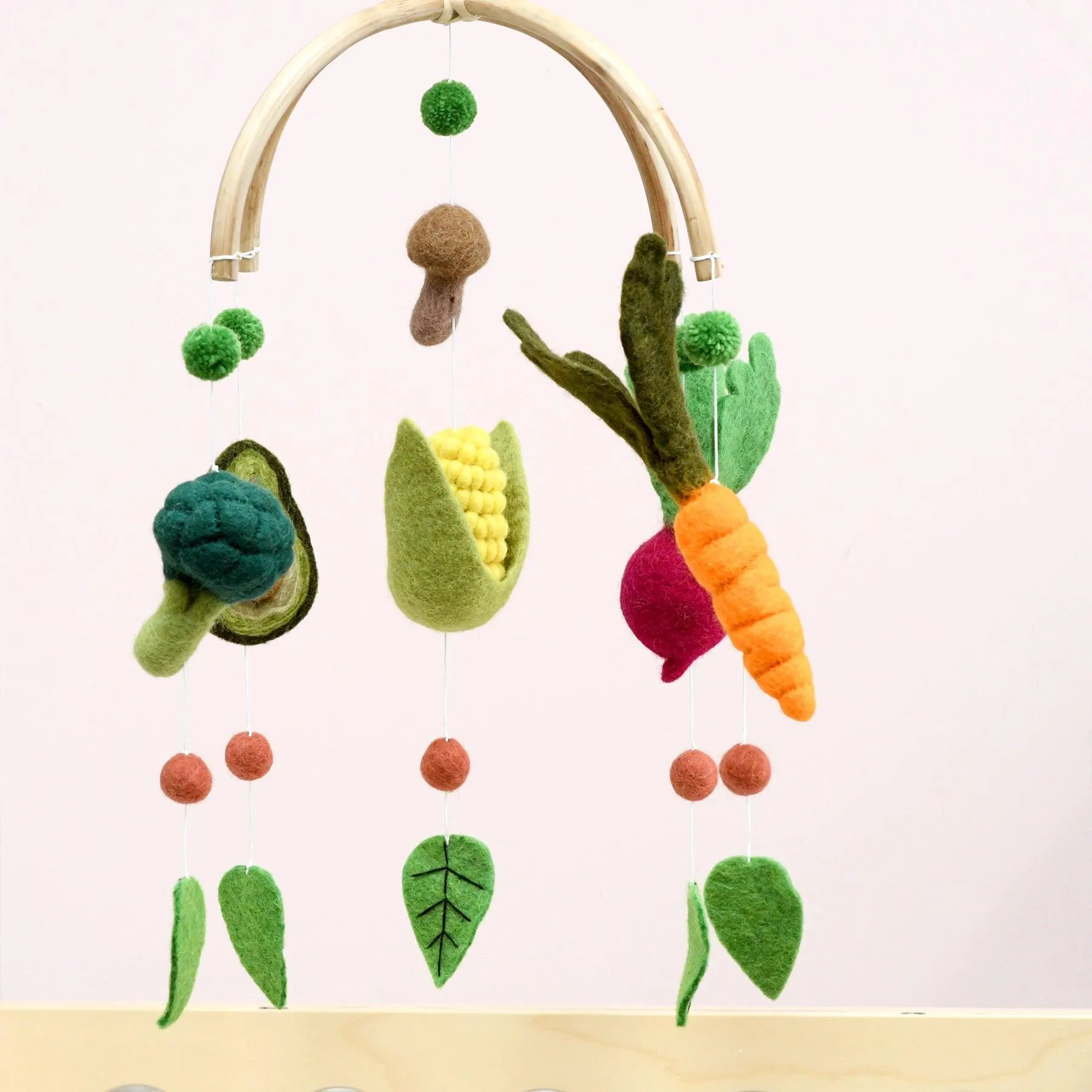 Baby Cot Mobile - Colourful Vegetables