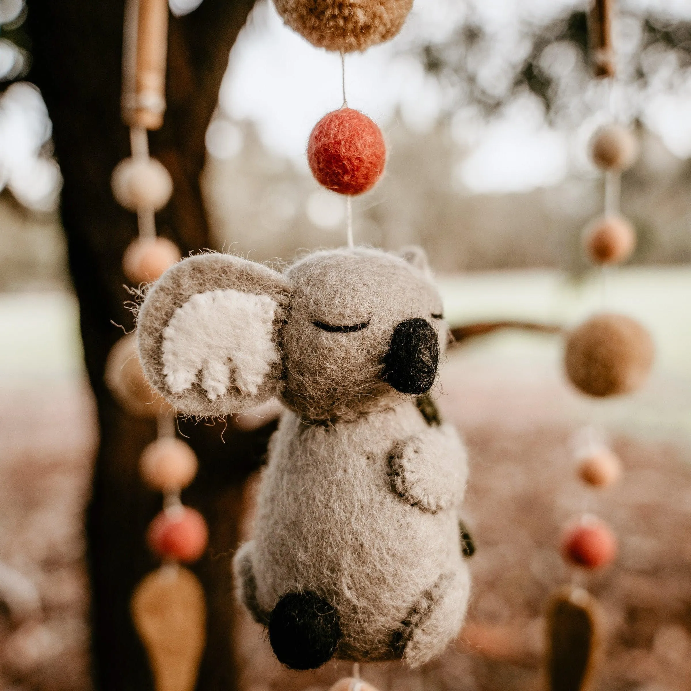 Baby Cot Mobile - Sleeping Koala