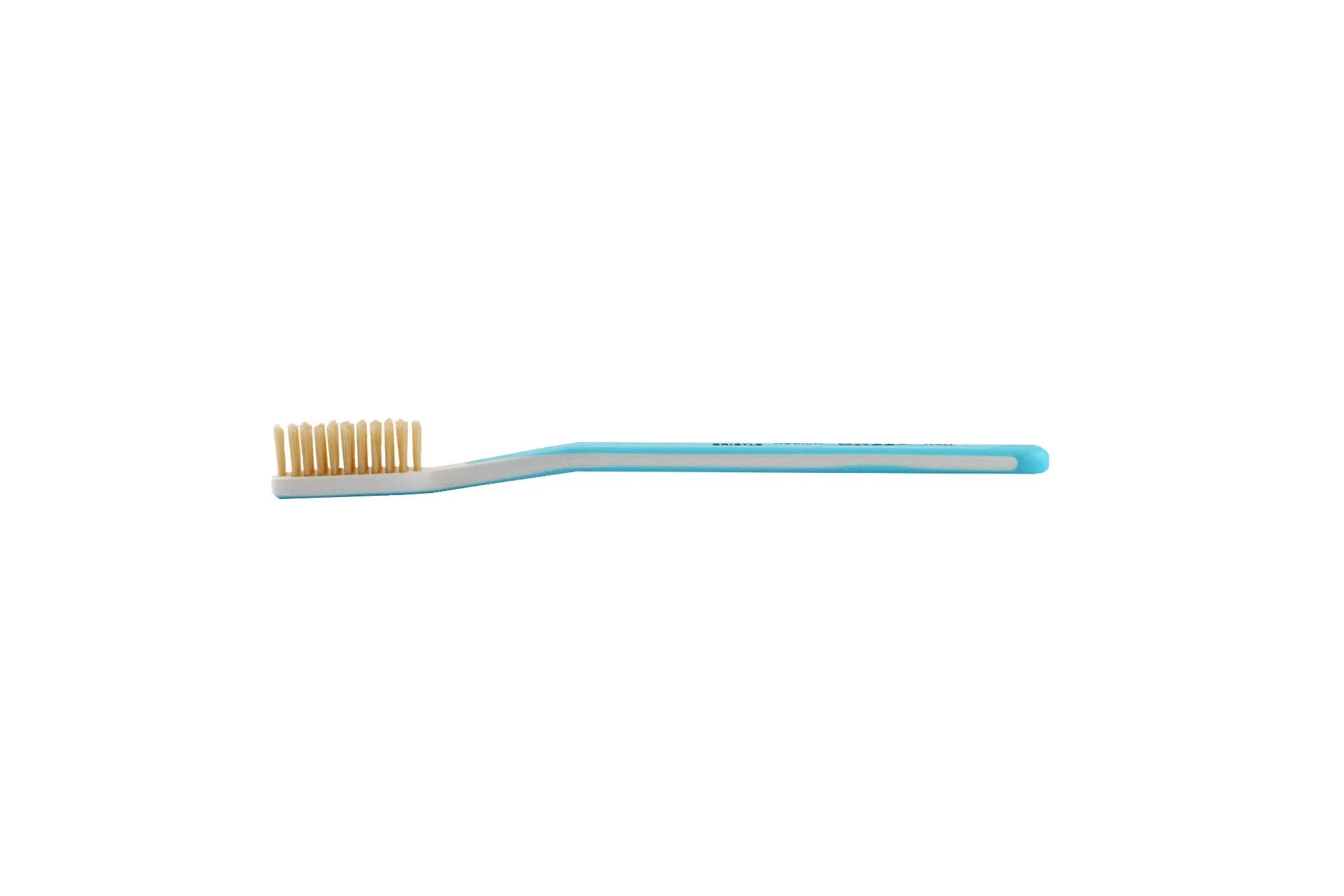 Bass Brushes Tooth Brush Natural Bristle Plastic Pin Striped Handle 1 Tooth Brush