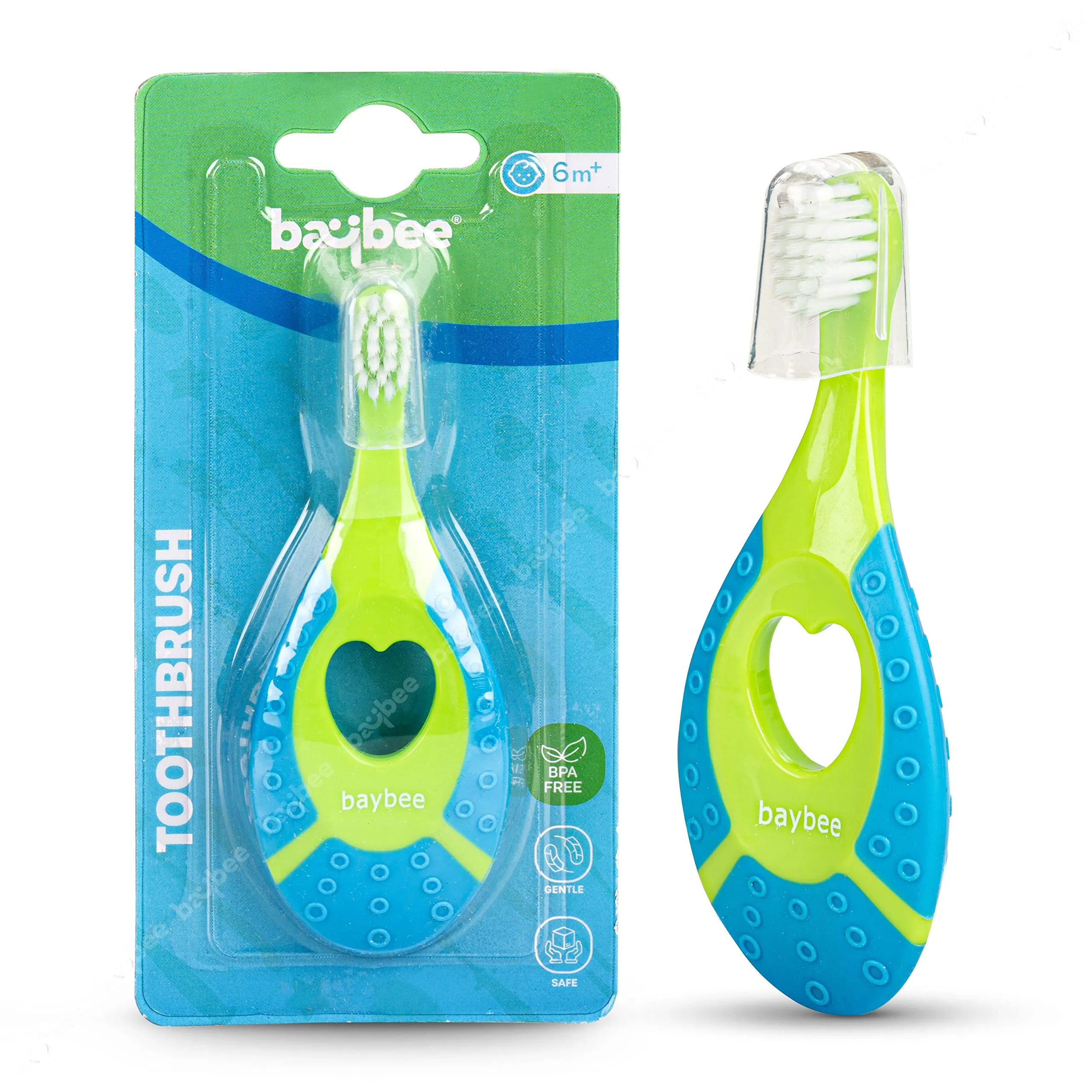 Baybee Ultra Soft Baby Toothbrush Set, BPA Free Baby Training Toothbrush Set with Soft Bristles