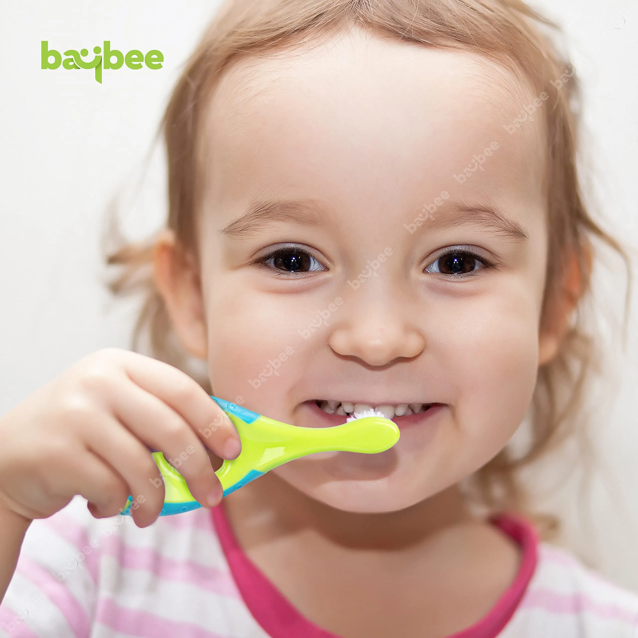 Baybee Ultra Soft Baby Toothbrush Set, BPA Free Baby Training Toothbrush Set with Soft Bristles