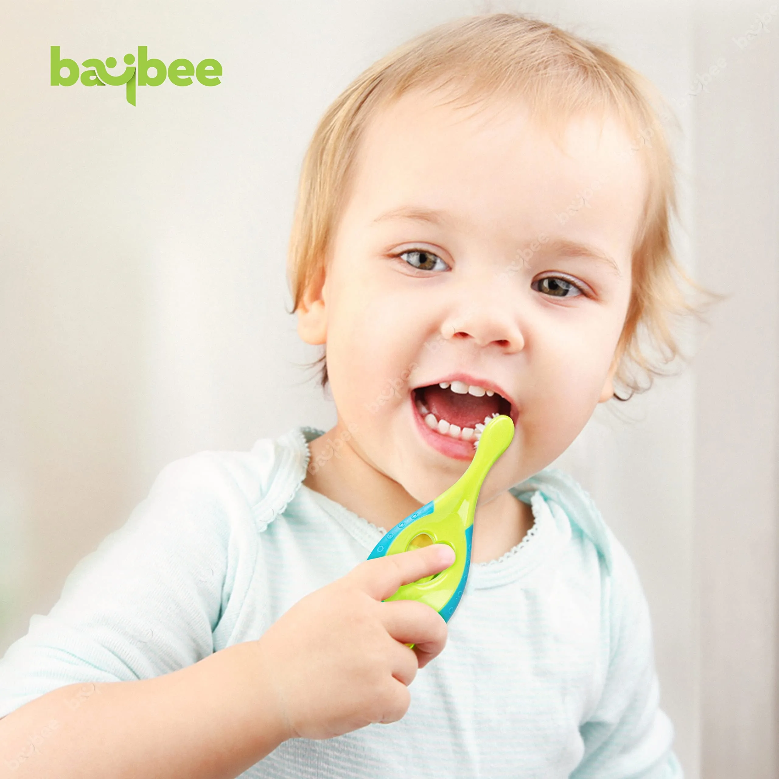 Baybee Ultra Soft Baby Toothbrush Set, BPA Free Baby Training Toothbrush Set with Soft Bristles