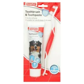 Beaphar Toothbrush & Toothpaste