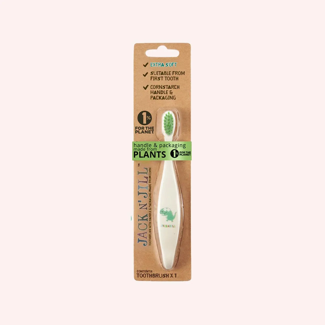 Biodegradable Toothbrush - Dino