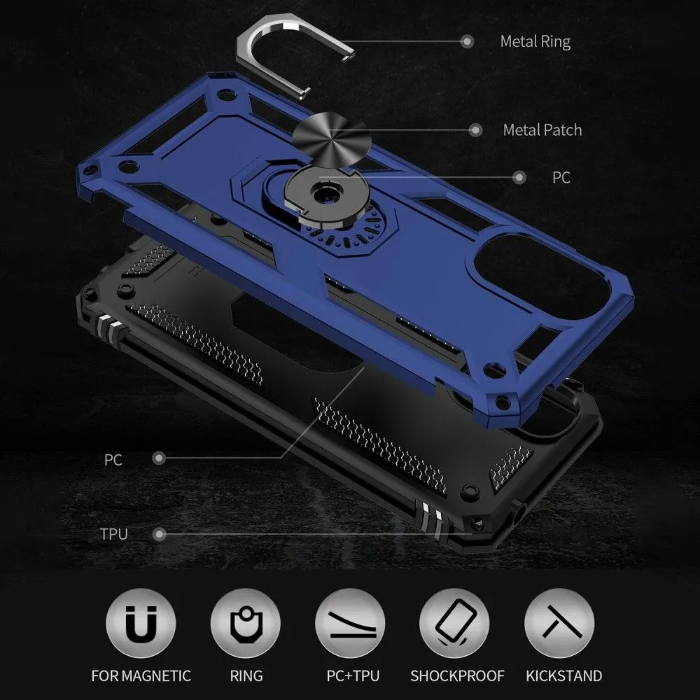 Bofink Combat Motorola Moto G22 case - Blue