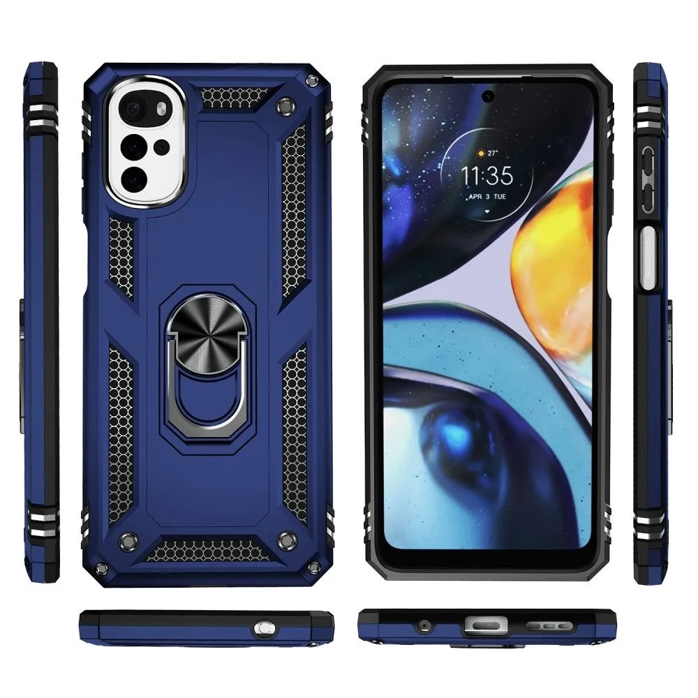 Bofink Combat Motorola Moto G22 case - Blue