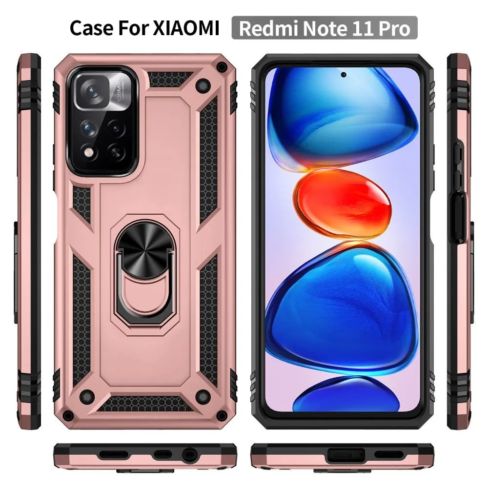 Bofink Combat Xiaomi Redmi Note 11 Pro / 11 Pro Plus case - Rose Gold