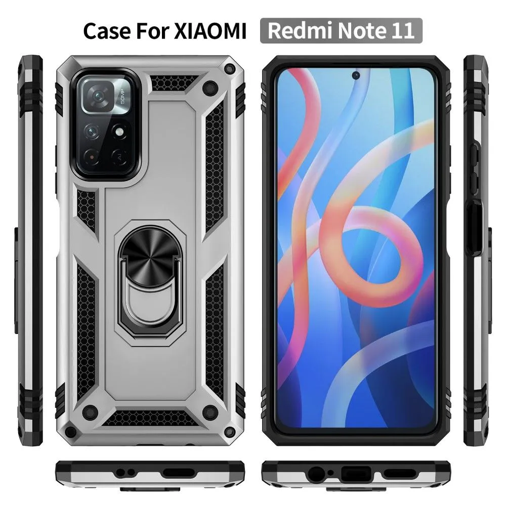 Bofink Combat Xiaomi Redmi Note 11T 5G / 11S 5G case - Silver