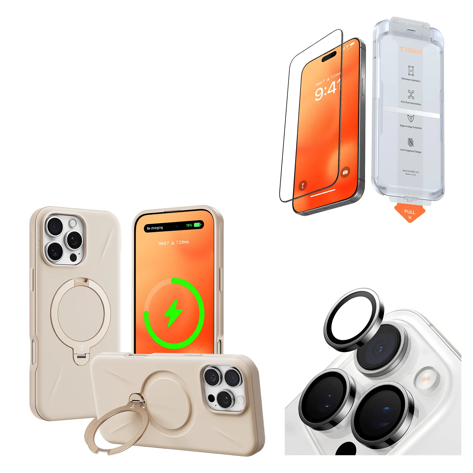 [Bundle]Spin Fusion   Screen Protector   Camera Protector