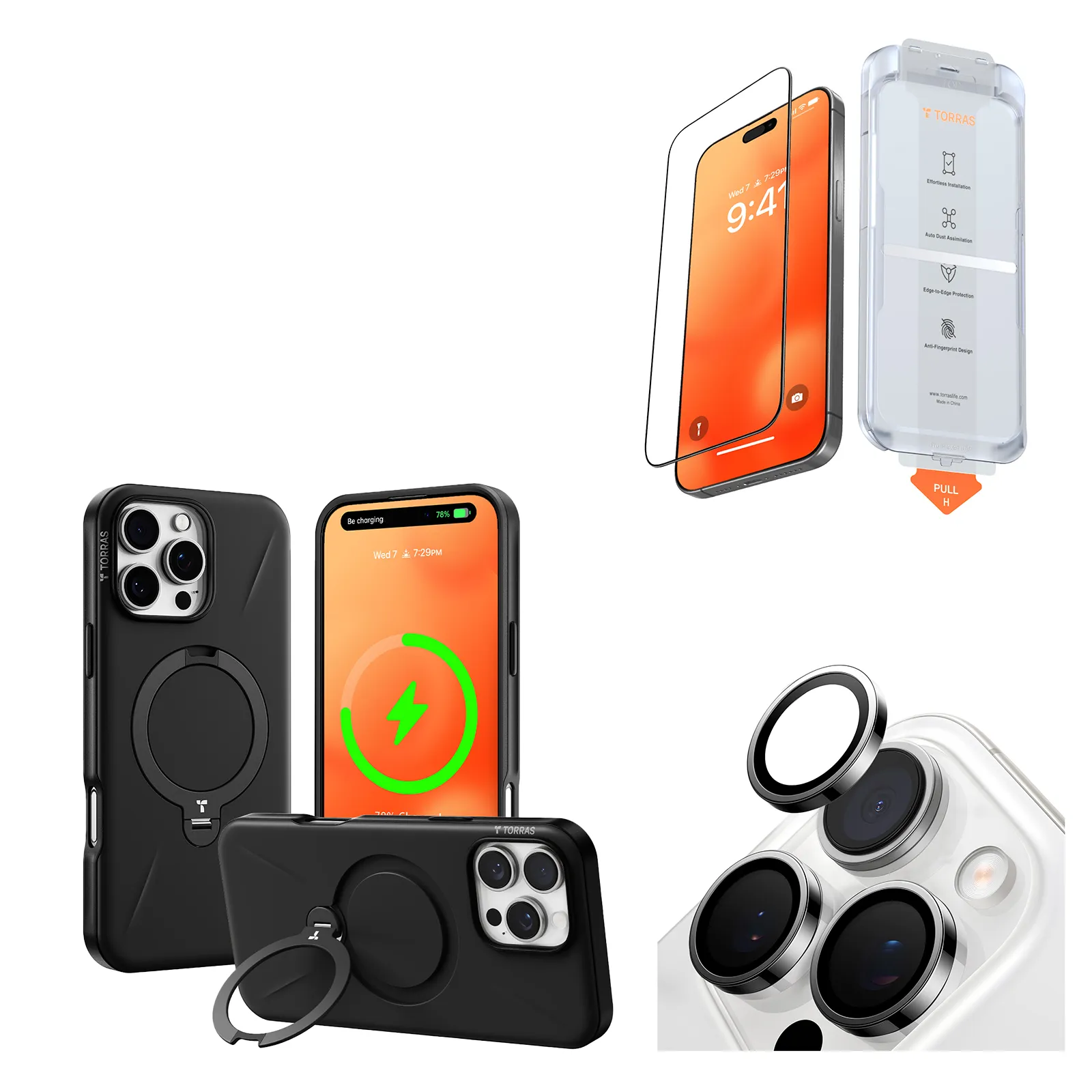 [Bundle]Spin Fusion   Screen Protector   Camera Protector