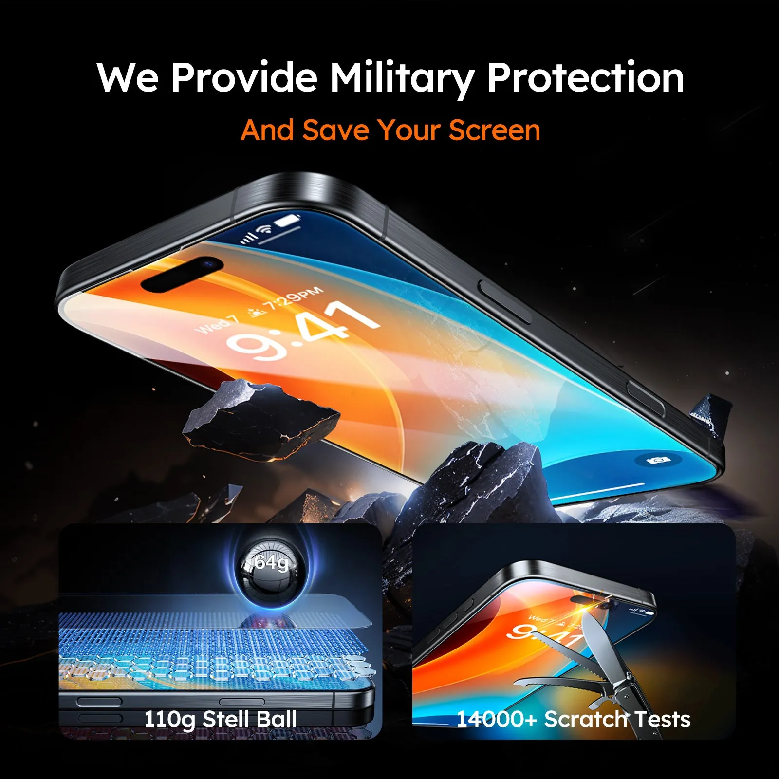 [Bundle]Spin Fusion   Screen Protector   Camera Protector