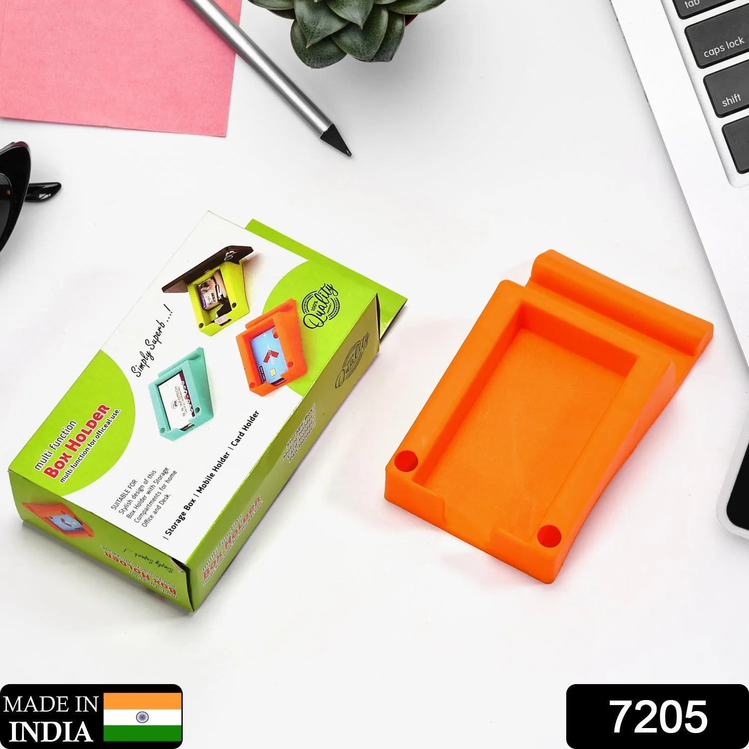 Business Card & Mobile Holder Plastic Multi-function Use ( 1 pcs )