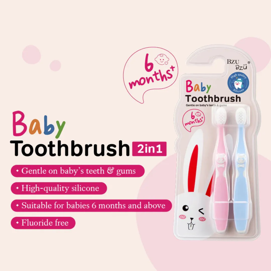 BZU BZU Baby Toothbrush (2 in 1)