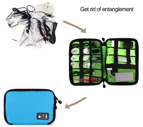 Cable Travel Organiser Case for Electronic Accessories