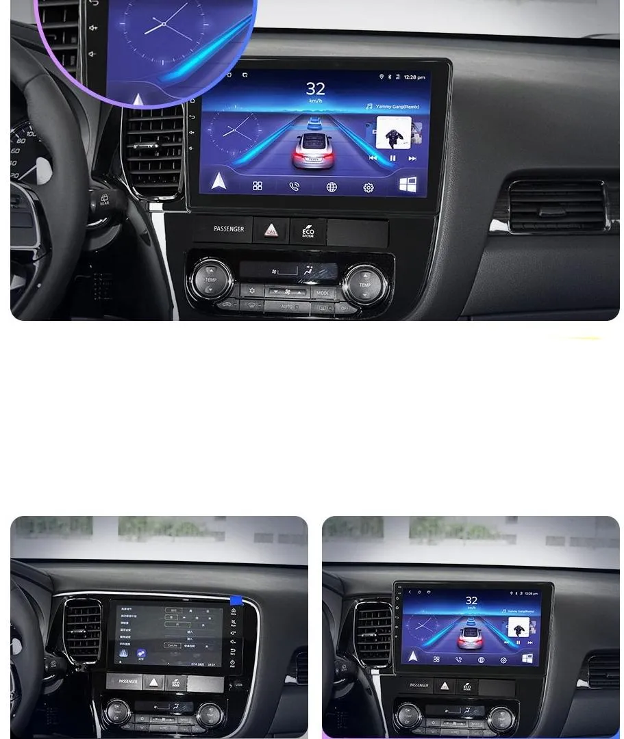 Car Dealz 10.2" Android 10.0 Mitsubishi Outlander XL 3 2012-2018 w CAM In Dash Plus OEM Fascia