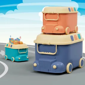 Car-Shaped Toy Storage Boxes, 3PCS Set - Keezi