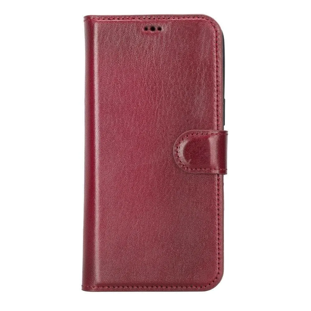 Carter iPhone 14 Pro Detachable Wallet Case, Vegetal Red