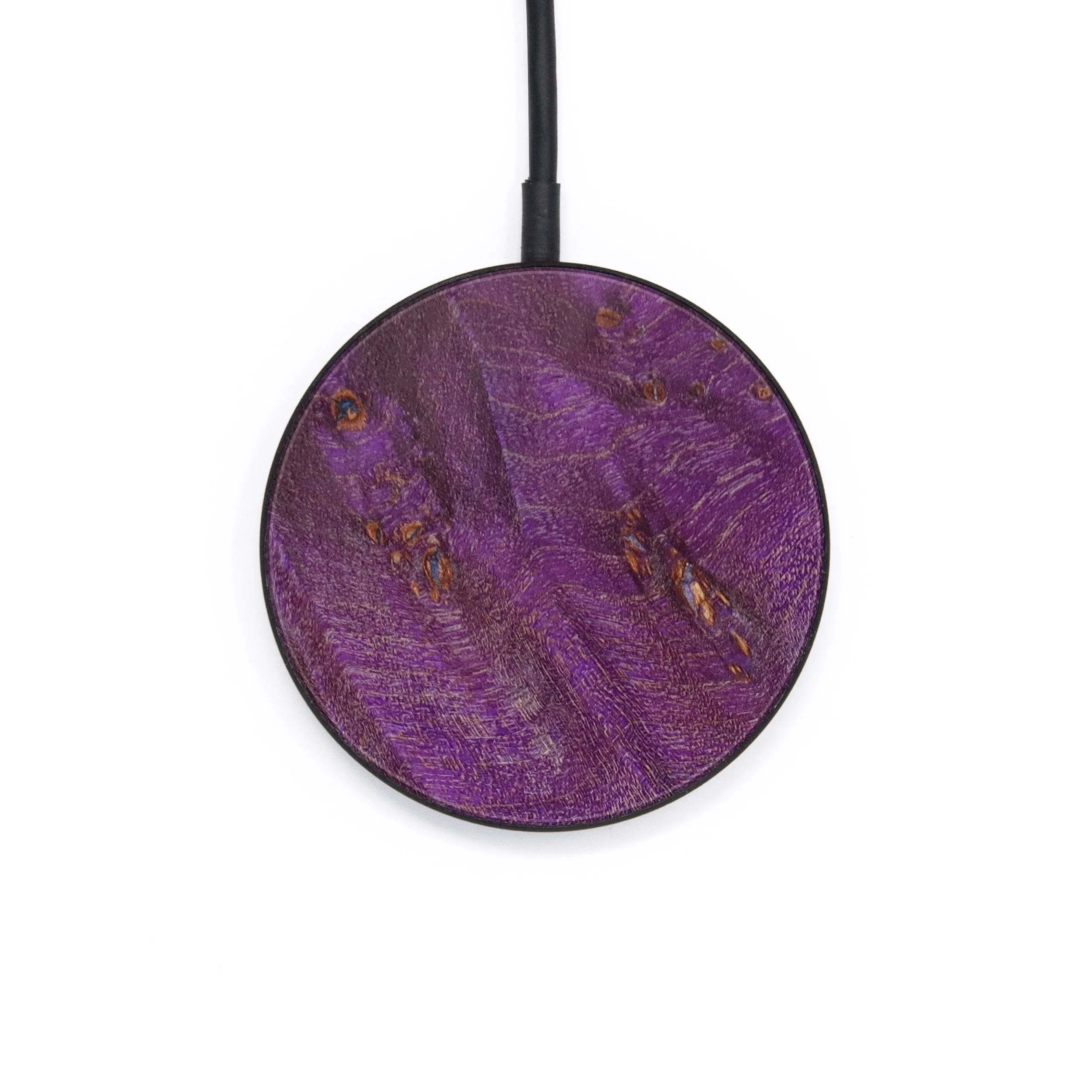 Circle Burl Wood Wireless Charger - Brendon (Wood Burl, 644336)