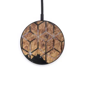 Circle Wood Resin Wireless Charger - Adilyn (Pattern, 622844)